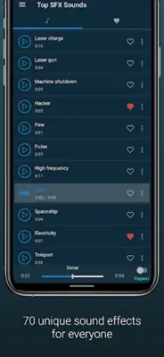 Sound effects android App screenshot 0