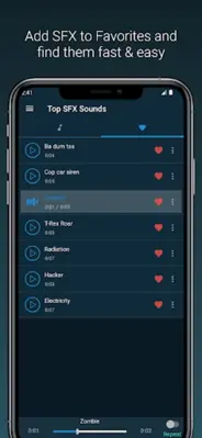 Sound effects android App screenshot 1