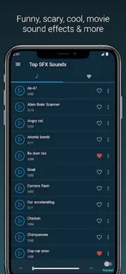 Sound effects android App screenshot 3